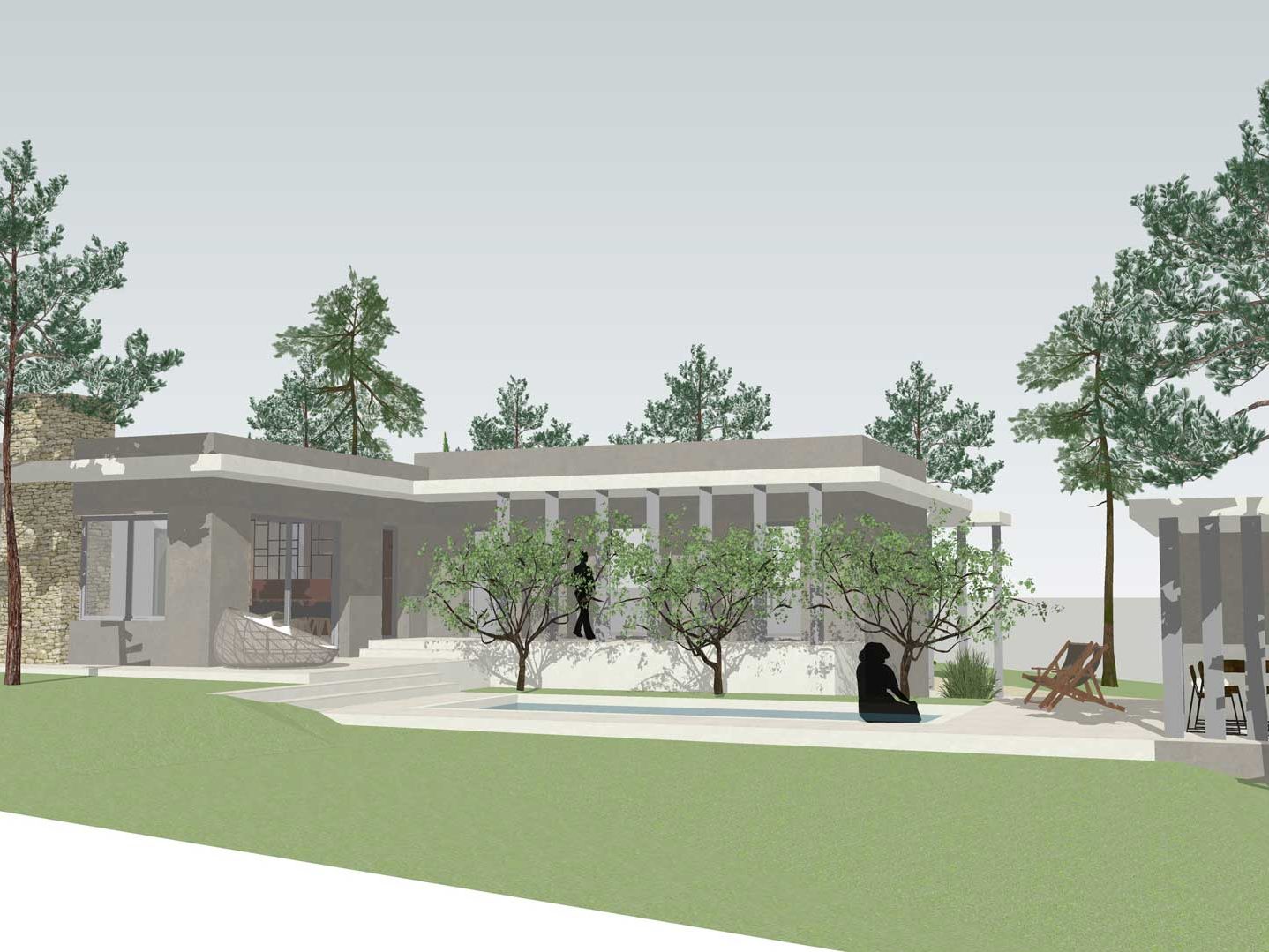 Construction d'une villa contemporaine à Nîmes par BEE Ingénierie