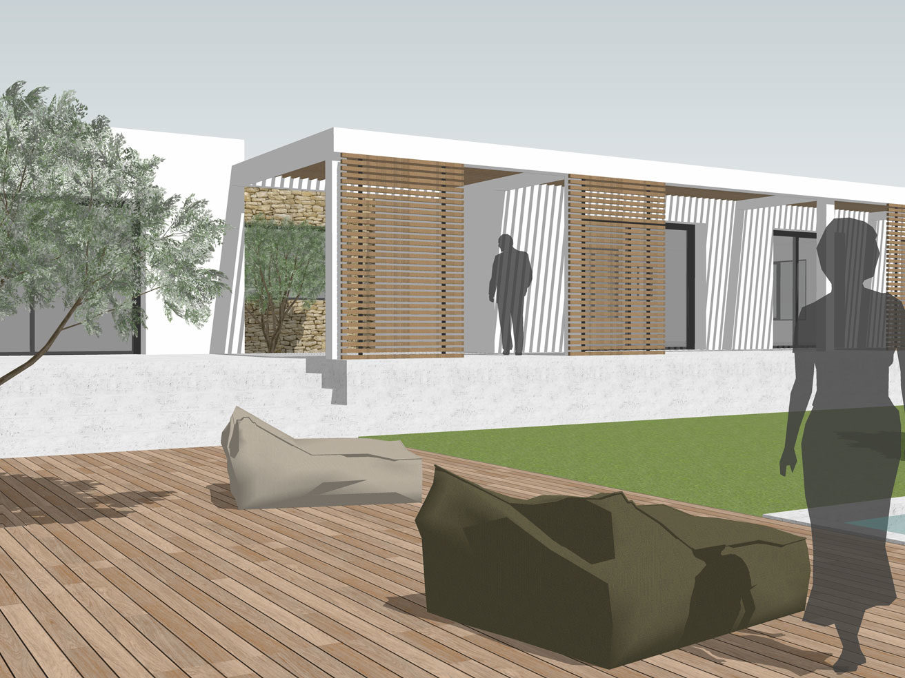 Construction d'une maison individuelle à Nîmes avec BEE Ingénierie