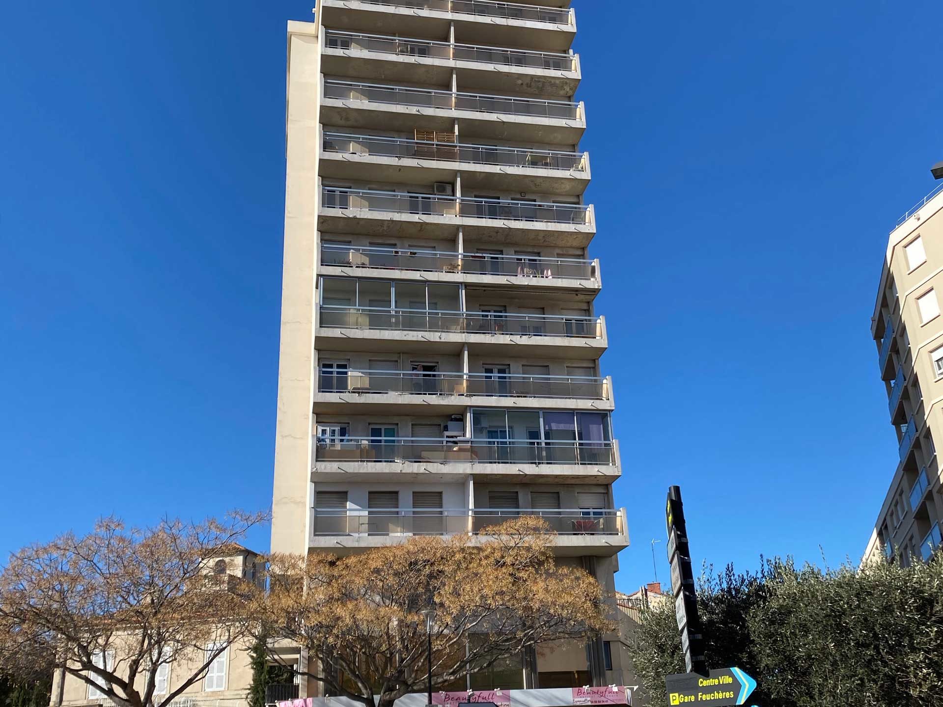 Rénovation immeuble centre-ville de Nîmes par BEE Ingénierie